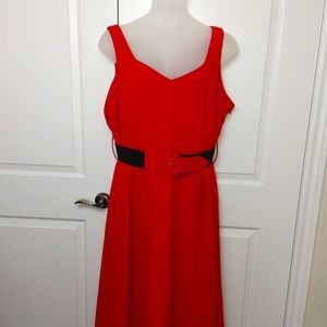 City Chic New Red Plus Dress Size 24